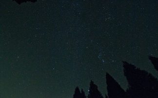 秩父の満天の星空の写真